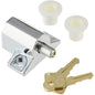 Yale Patio Door lock Metallic Chrome Finish Standard Security P-114-CH