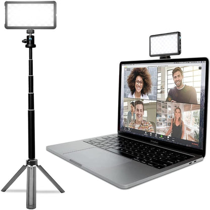 Lume Cube Lighting Kit Diffuser Tripod Computer Mount Adjustable Brightness