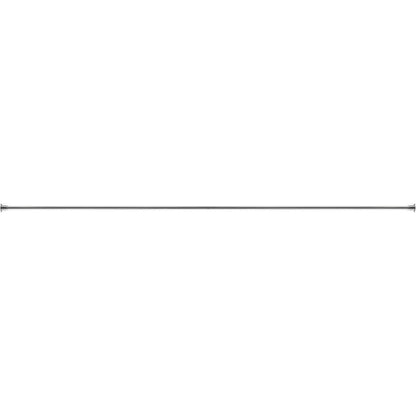 Croydex Fineline Shower Rail L & U-Shaped & Straight Ceiling Support Chrome