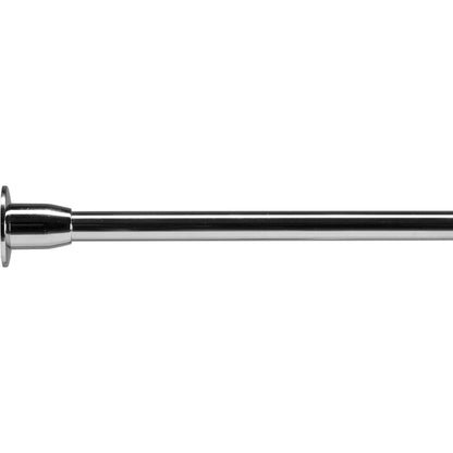 Croydex Fineline Shower Rail L & U-Shaped & Straight Ceiling Support Chrome