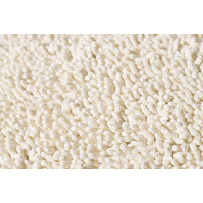 Croydex Cream Chenille Cushioned Bathroom Rug Slip-Resistant Backing 80x50cm