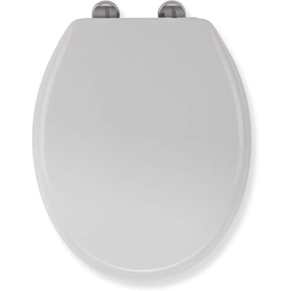 Croydex SafeFlush Toilet Seat Anti-Bacterial Soft Close Hinges Quick Release