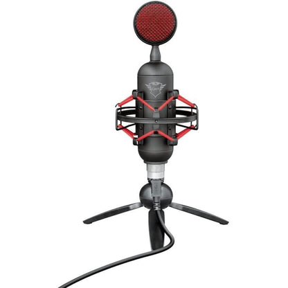 Trust GXT Buzz USB Streaming Microphone Background Noise Reduction Tripod Stand