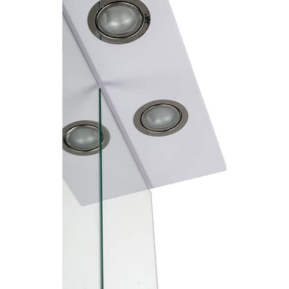 Croydex Shire 2 Door Mirror Cabinet with Light and Shaver Socket White WC26722