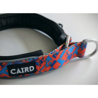 CAIRD Training Slip Dog Collar Reflective with Aluminium D-Ring Nylon Padded Neoprene No-Choke