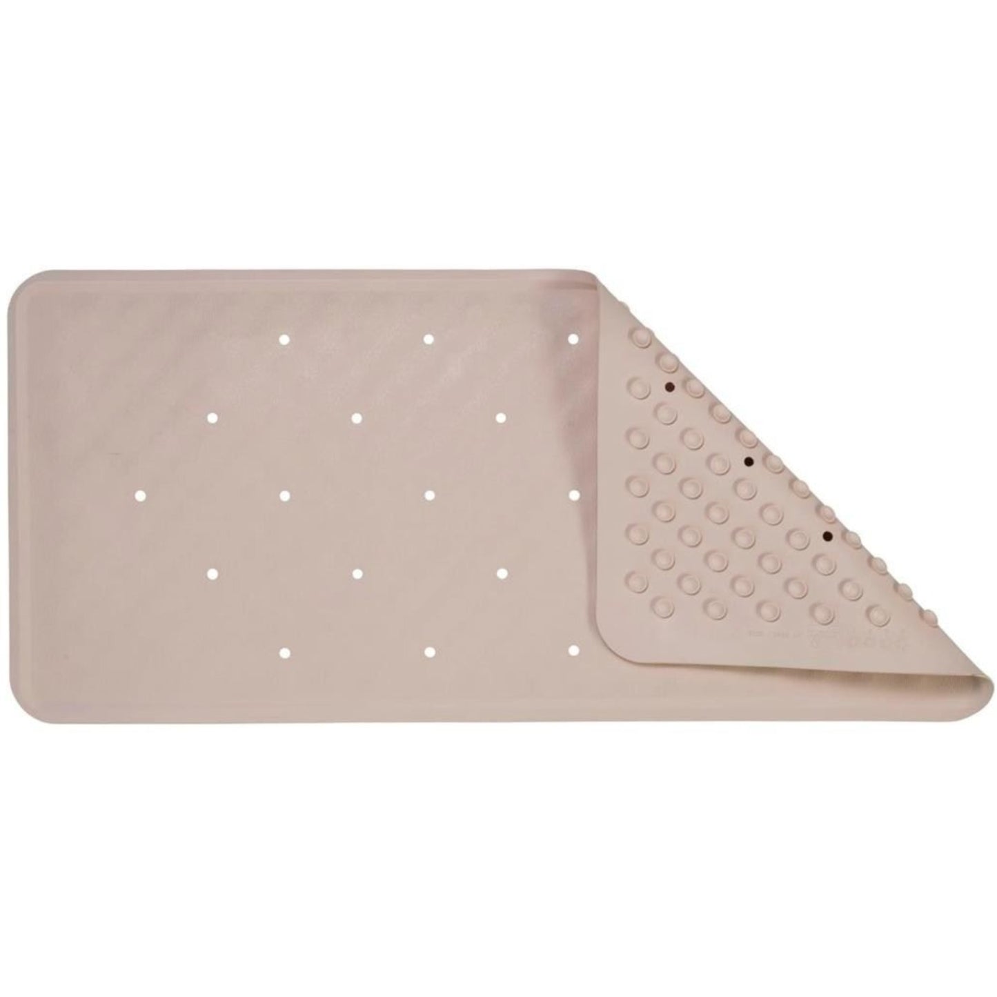 Croydex Pink Bath Mat Non Slip Natural Rubber Machine Wash Anti-Mould 34 x 74cm