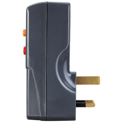 Masterplug Newlec rcd Safety Adaptor Single Safety Circuit Breaker Socket ARCDKG