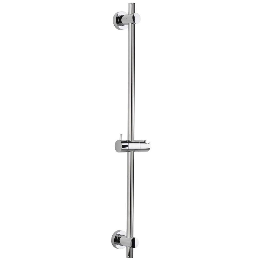 Metlex by Croydex 800mm Shower Riser Rail Adjustable Brackets Chrome AM182641