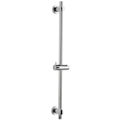 Metlex by Croydex 800mm Shower Riser Rail Adjustable Brackets Chrome AM182641