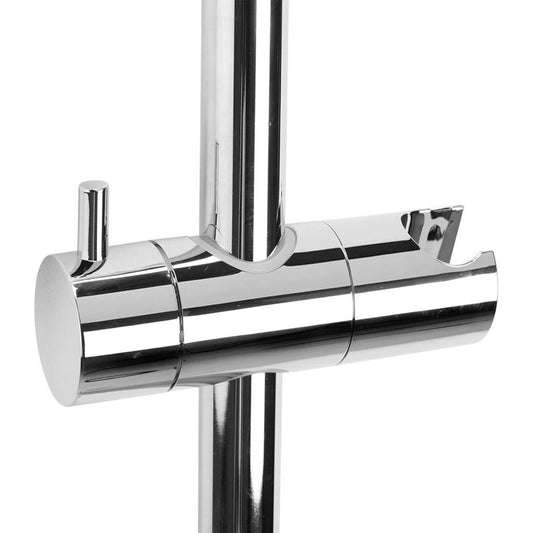 Metlex by Croydex 800mm Shower Riser Rail Adjustable Brackets Chrome AM182641